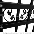 Black Color Zinc Steel Pagar besi pagar